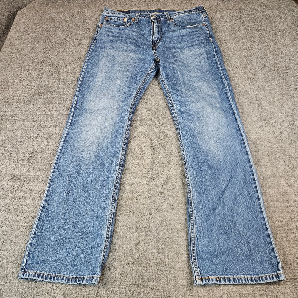 Levis 527 Slim Bootcut Jeans Mens Blue Medium Wash Denim 05527-0685‎